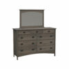 Arts & Crafts High 9 Drawer Dresser
