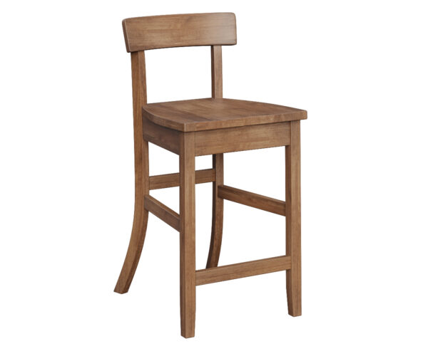 Edison Side Chair-Brown Maple-FC-4200-Almond