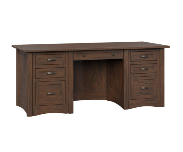 Aspen-Executive Desk-Red Oak-FC-40592-Earthtone