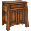 Cambridge 1 Drawer 2 Door Nightstand