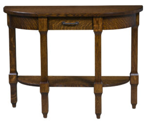 Royal Crest Half Oval Table