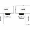 Bridgefort Mission Corner Desk with Hutch - 84"W - Image 3