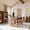 Freemont Mission Open Pedestal Desk - Image 5
