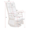 Sierra High Back Swivel Glider - Image 3