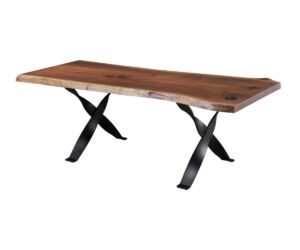 Walnut Dining Table - Railroad Legs