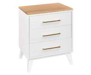 Sofi Three Drawer Nightstand