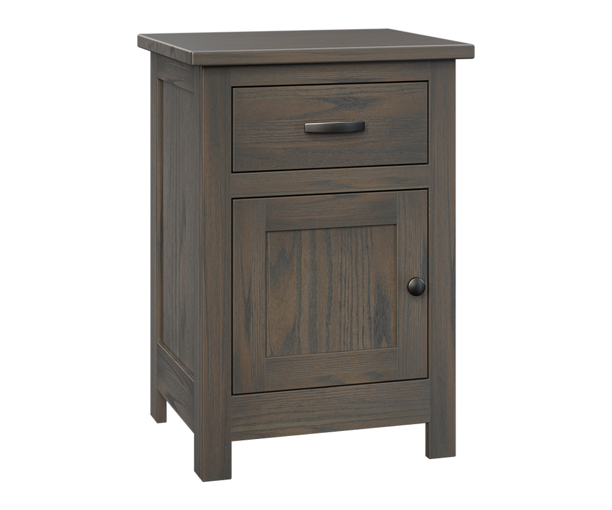 Flush Mission Nightstand Red Oak OCS 118 Antique Slate.tif