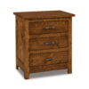 Flush Mission 3 Drawer Nightstand