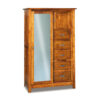 Flush Mission Sliding Door Chifferobe
