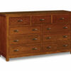 Flush Mission 9 Drawer Dresser