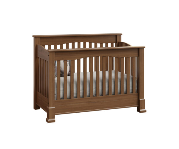 Mackenzie-Slat-Crib-Brown-Maple-FC-Almond