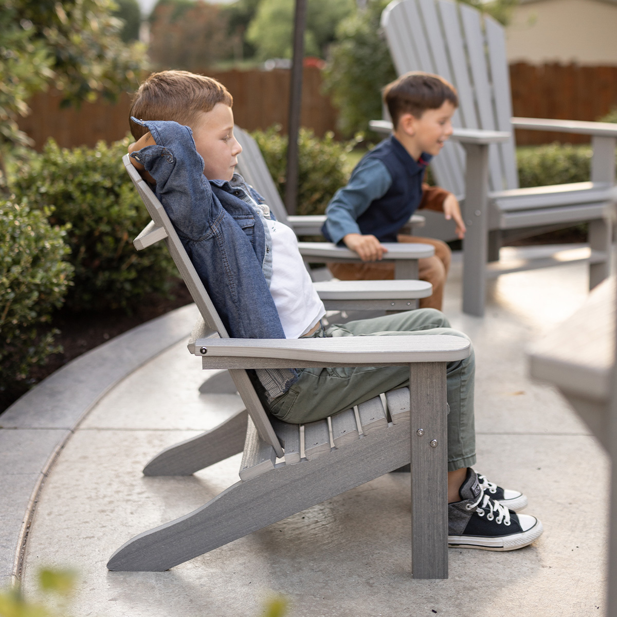 Kids Comfo Back Adirondack Chair - Image 2