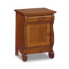 Old Classic Sleigh 1 Drawer 1 Door Nightstand