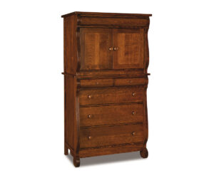 Old Classic Sleigh Chest Armoire