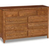 Shaker 9 Drawer Dresser With Jewelry Drawers