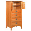 Arts & Crafts Lingerie Chest with Doors - Image 2