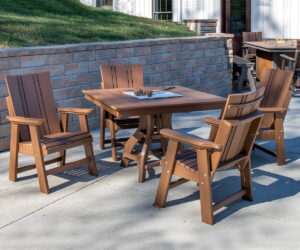 44" Square Patio Border Table Collection