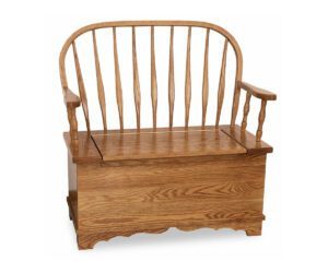 Bent Feather Bow Bench
