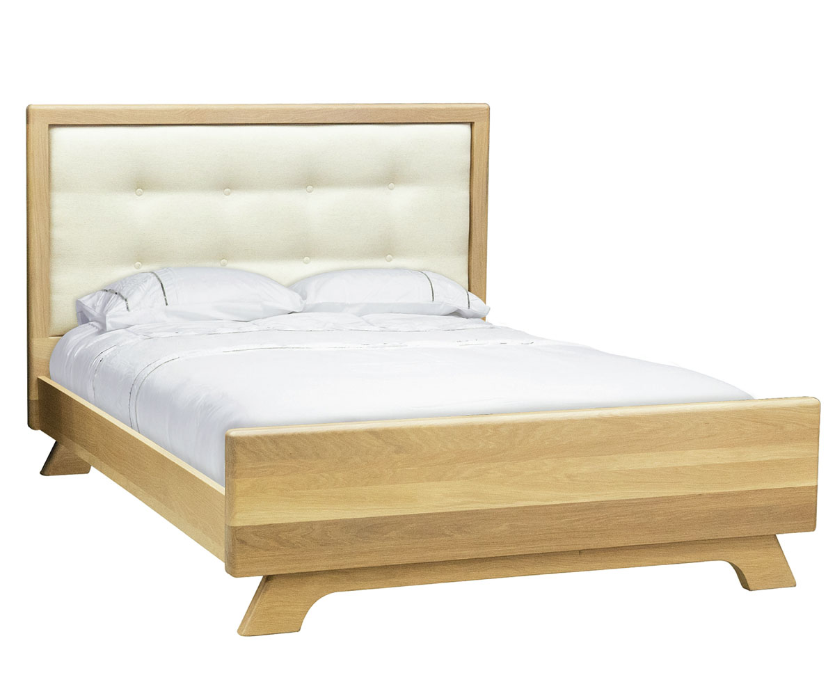 ESW Neptune Fabric Headboard Bed