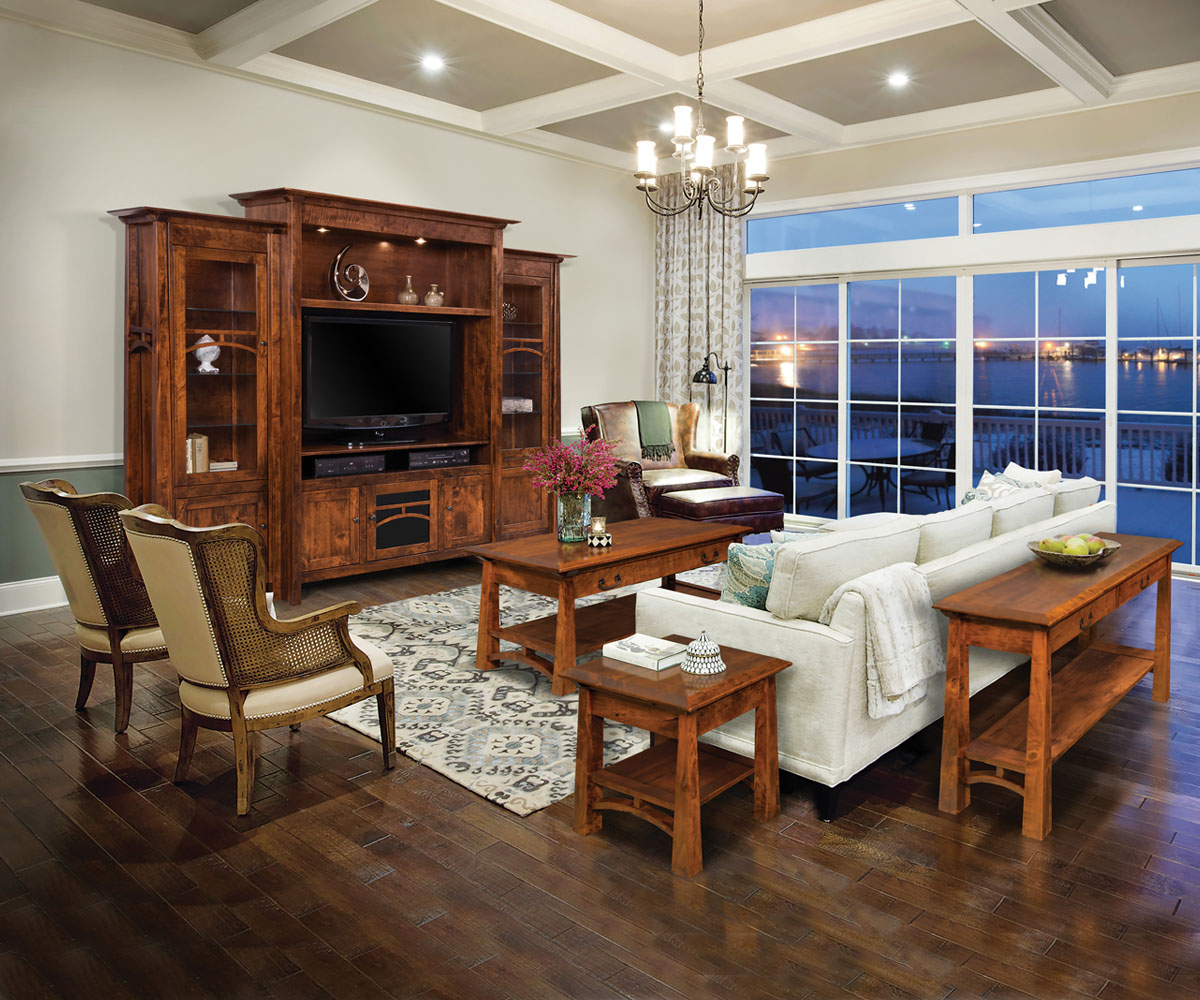 Artesa Media Stand With Fireplace - 72"W - Image 3