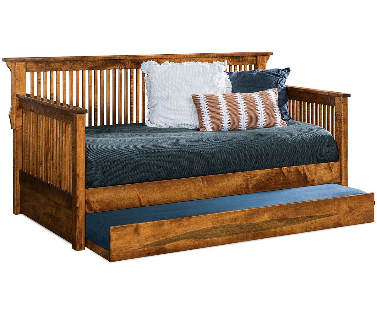 ITF 0000 Indian Trail IT 402 Mission Day Bed Trundle Out