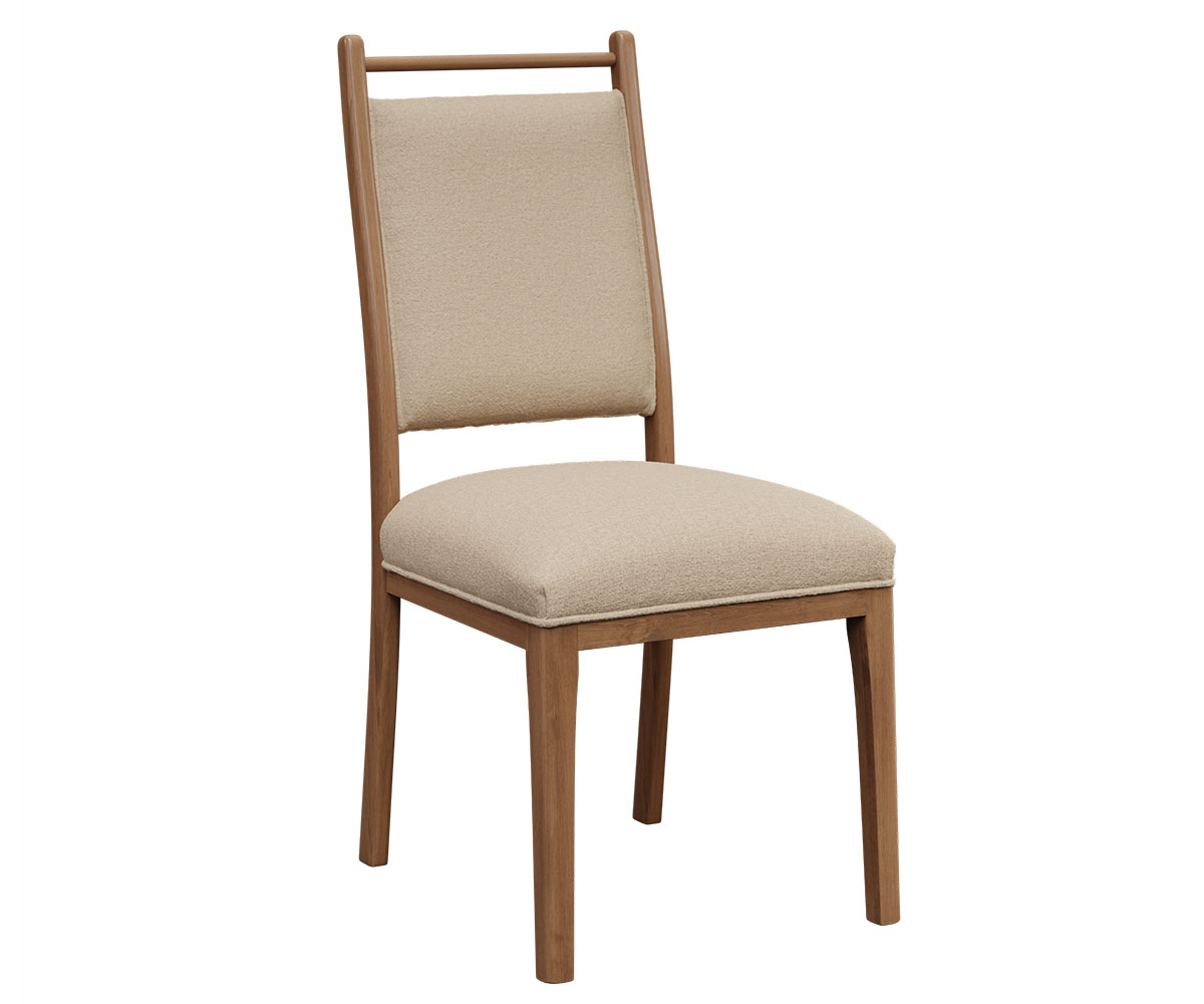 Oakland Wood Delta Dining Side Chair Brown Maple FC Almond