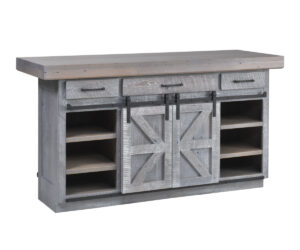 Urban Bar with Barn Doors