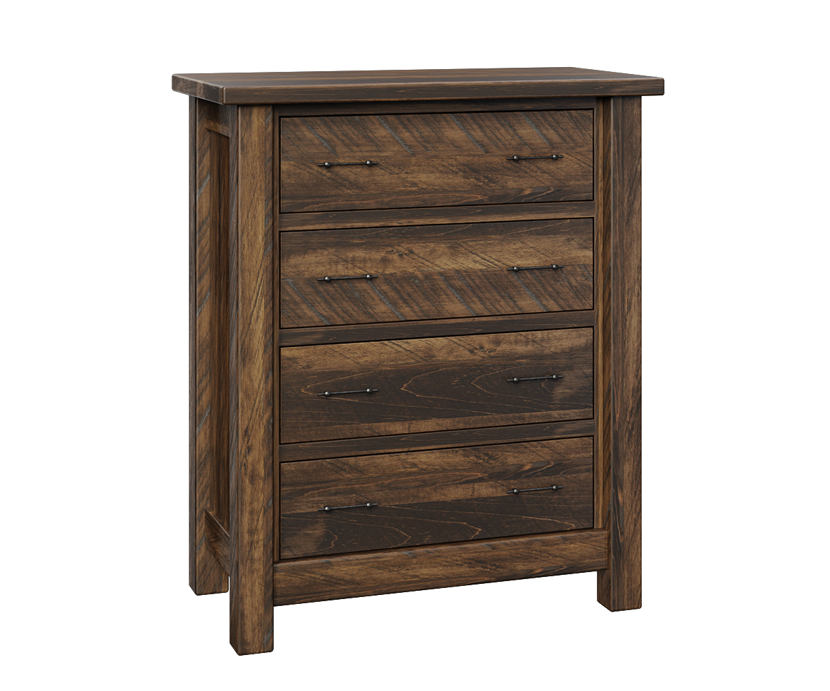 Houston Chest Of Drawers Rough Brown Maple FC Almond.tif