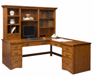 Mission Computer Desk With Return