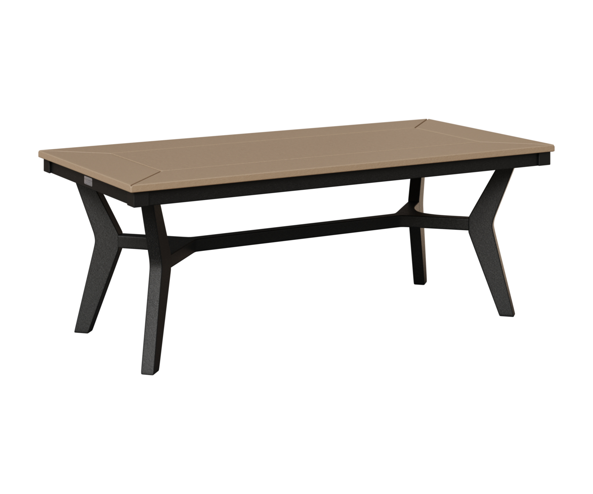 Mayhew Rectangular Coffee Table Weatherwood Black