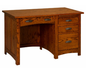 Oakwood Desk Single Pedestal