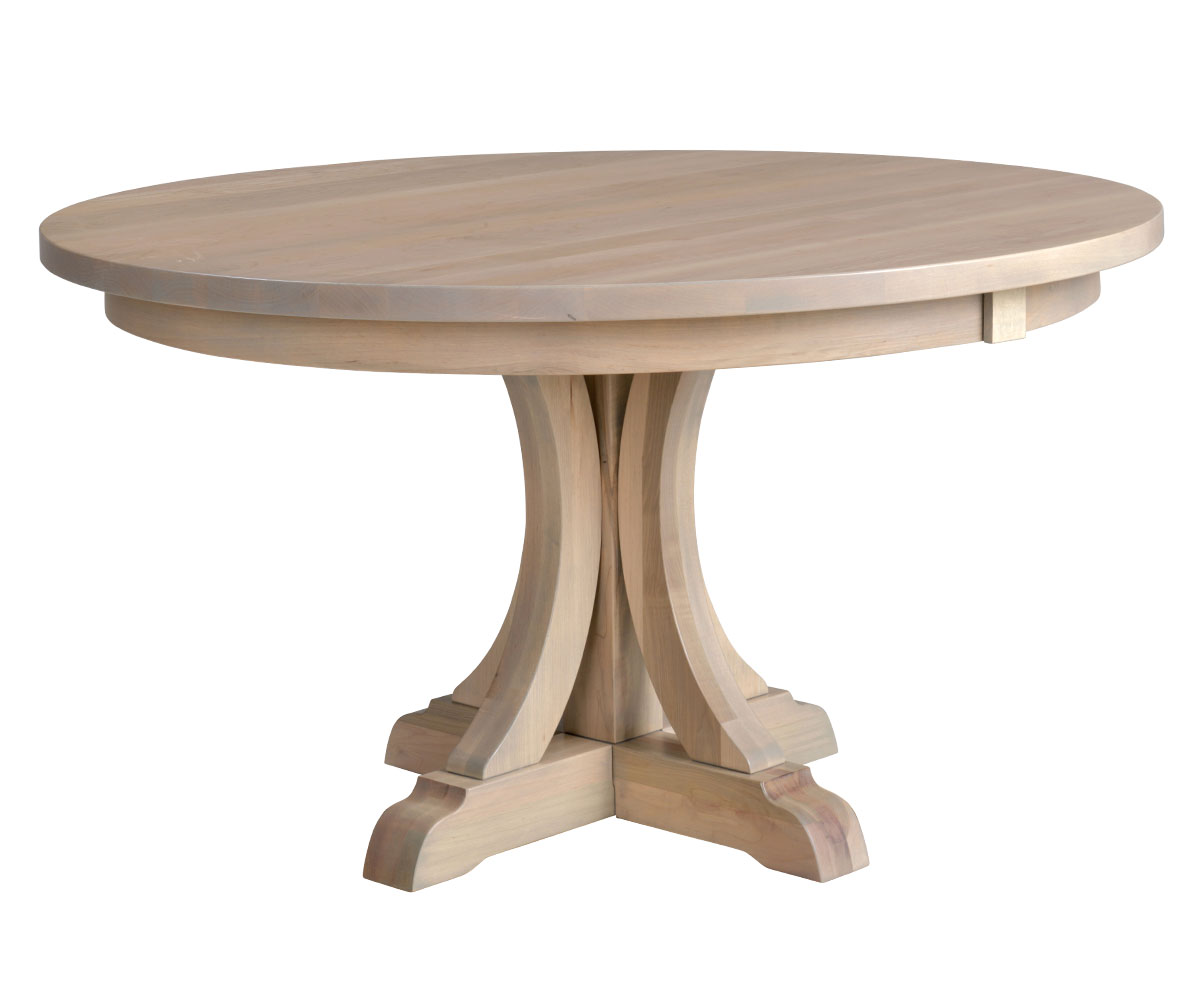 UBF Callington round wire brushed maple table