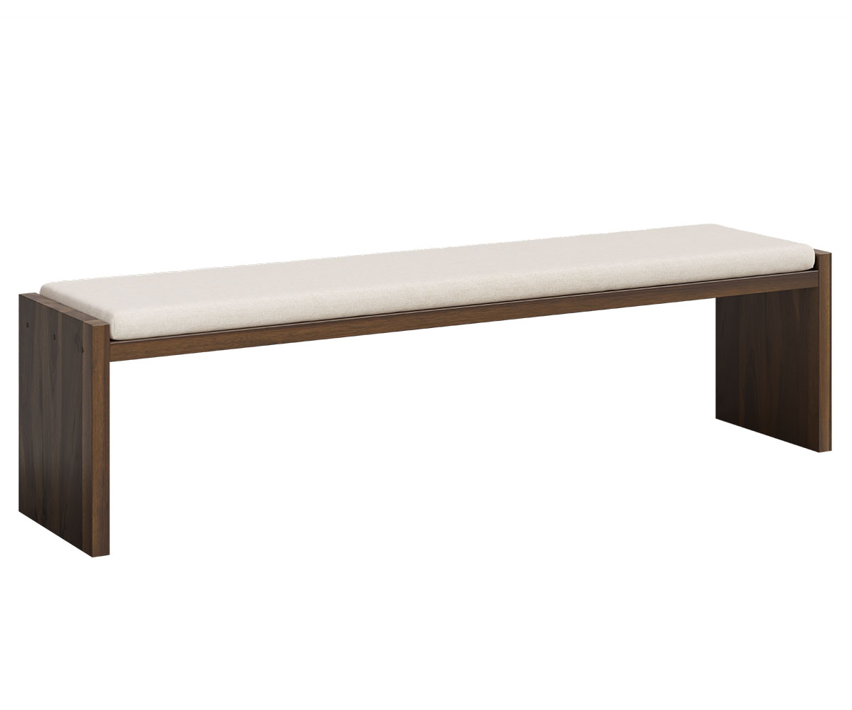 Urban Barnwood Eden Bench R Walnut FC 47823 Belair 178 1684 1