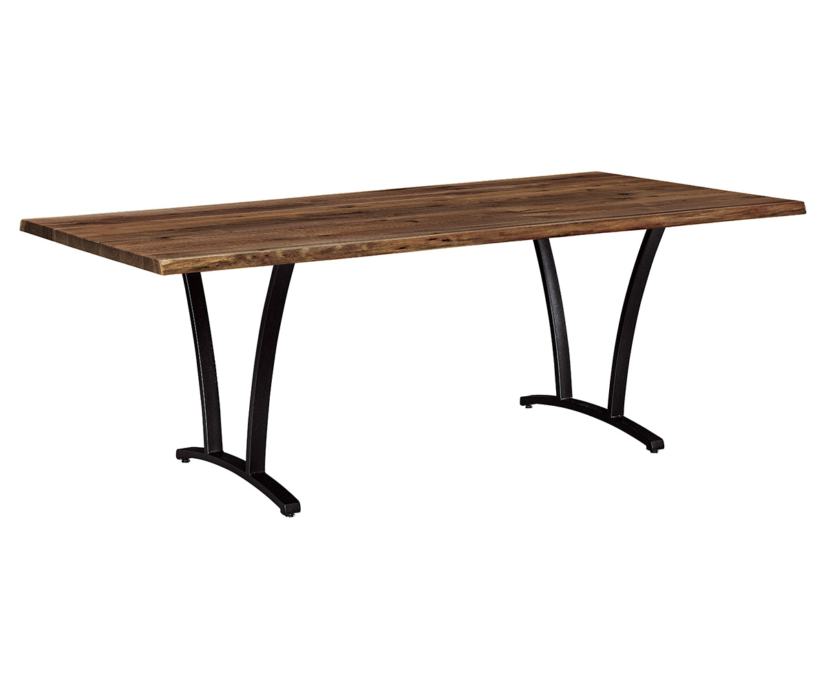 WPW Live Edge Table Pagosa Trestle Base