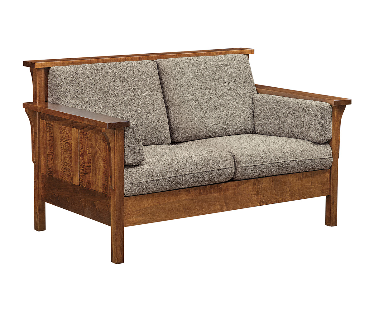 AJs Furniture Highback Panel Loveseat