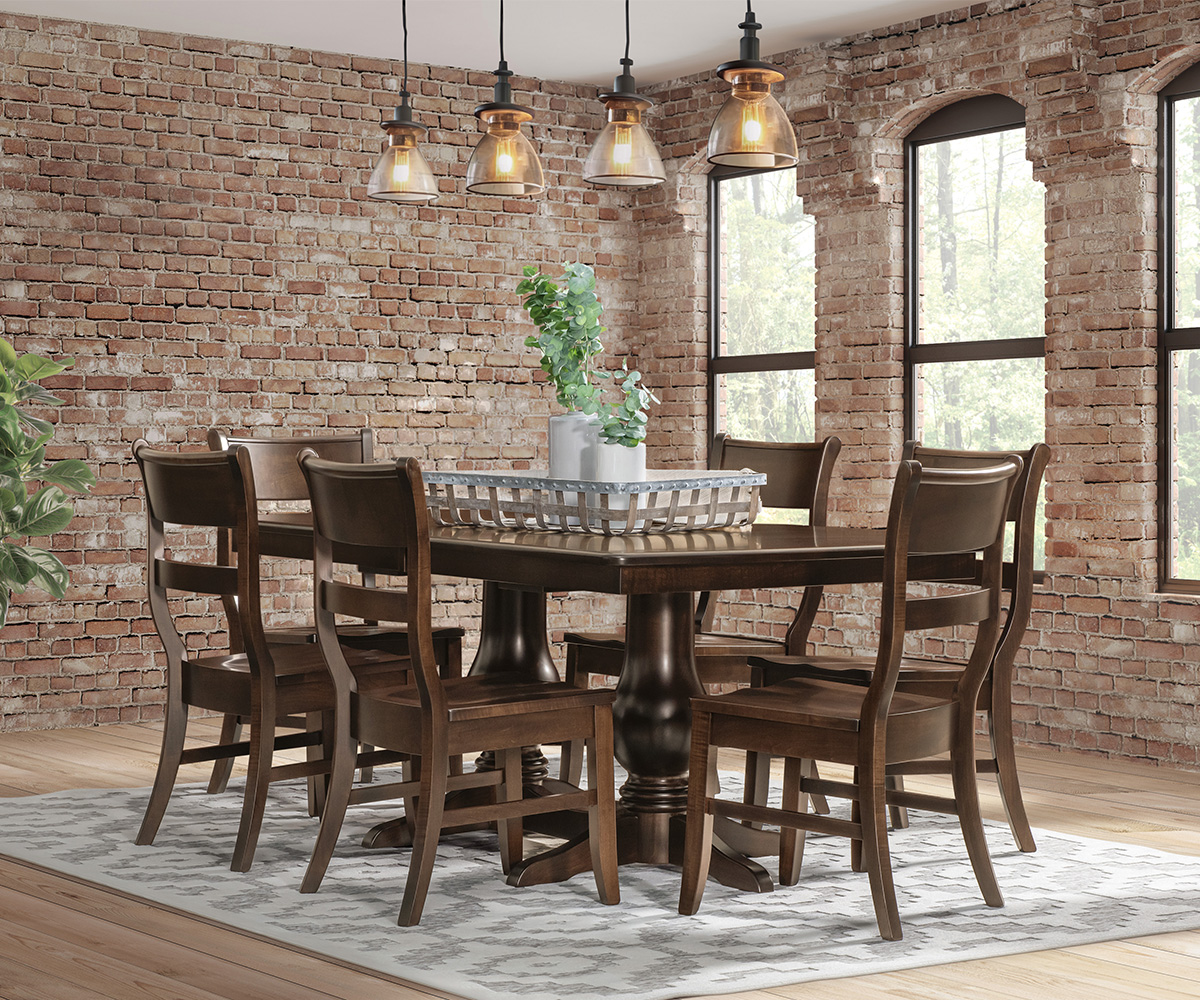 Auburn Double Artisan Hudson Chairs Room Setting Cropped