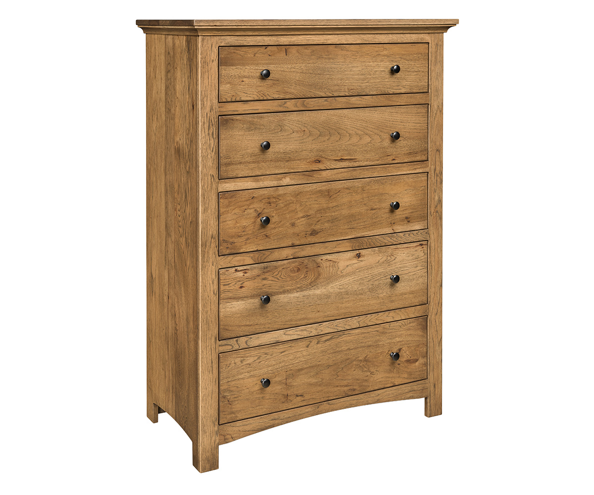 Canton Chest W 022 Rustic Hickory with Cappuccino