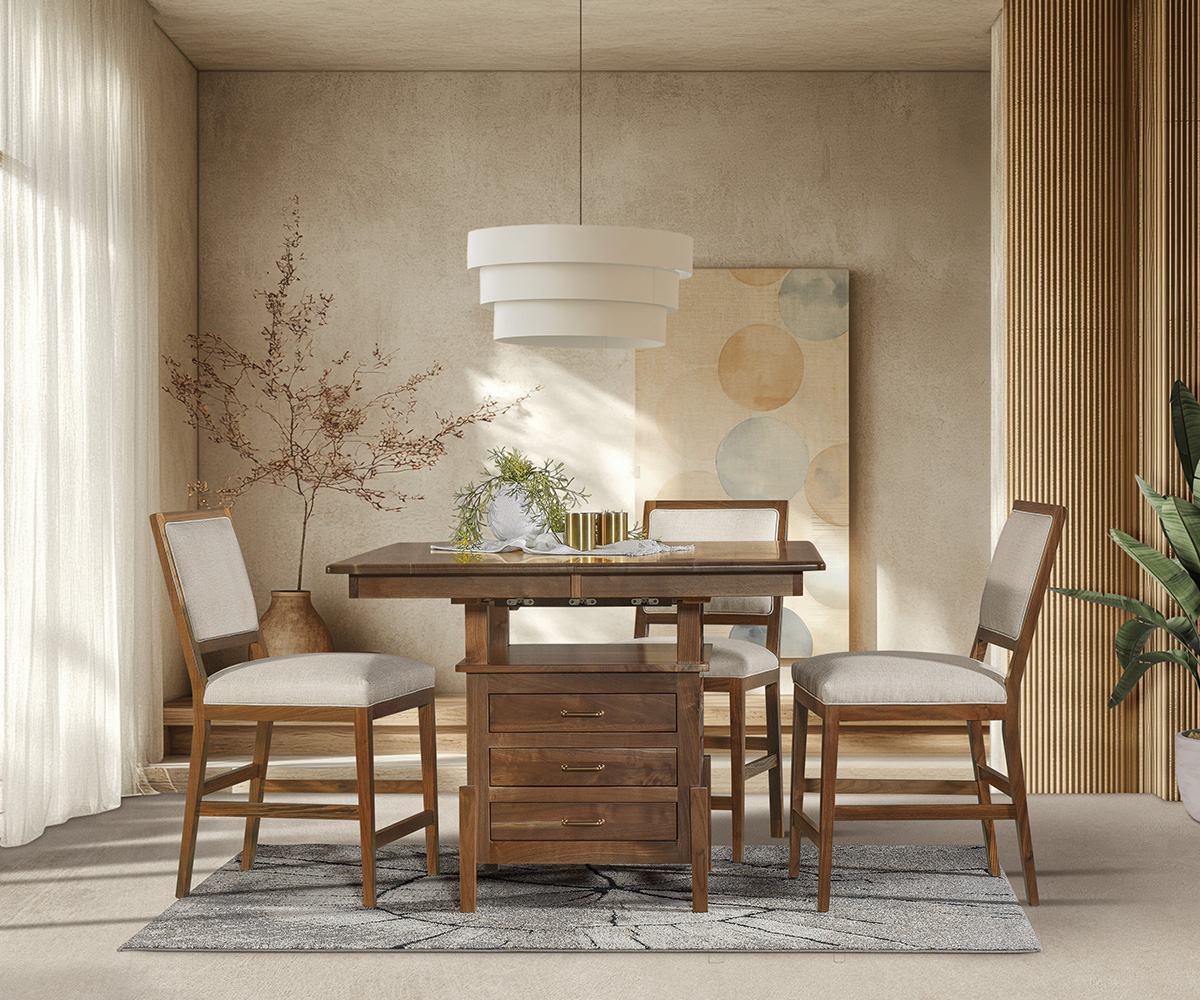 Century Cabinet Table Room Setting Cropped