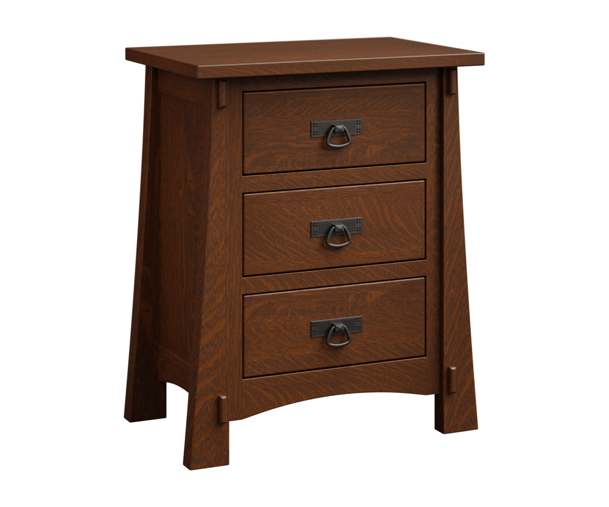 Cloverleaf Woodworking Modesto Nightstand QSWO OCS Asbury 1