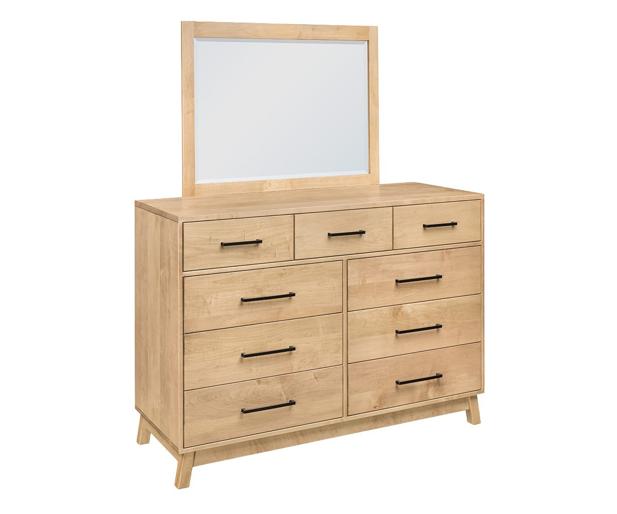 Dulaney Dresser DL 9010 Brown Maple with Crystal Shore e1772808596558