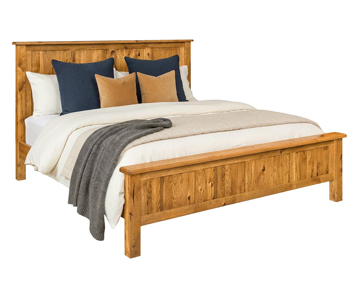 Hudson King Bed HD 2082 Rustic Hickory with Lite Asbury e1772809672183