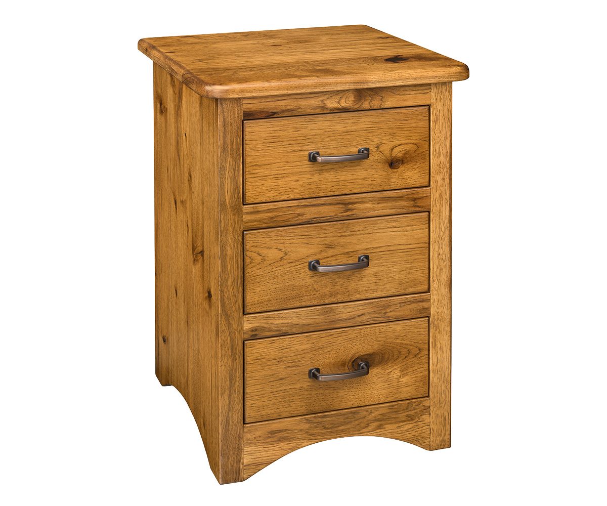 Hudson Nightstand HD 2050 Rustic Hickory with Lite Asbury e1772809678649