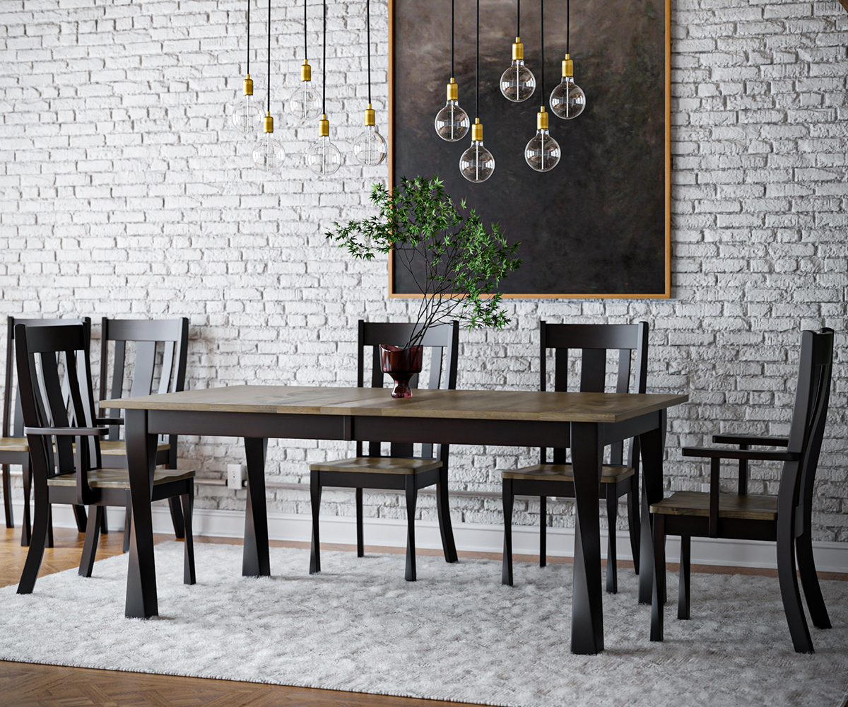 Lexington Leg Table Room Setting 6 2