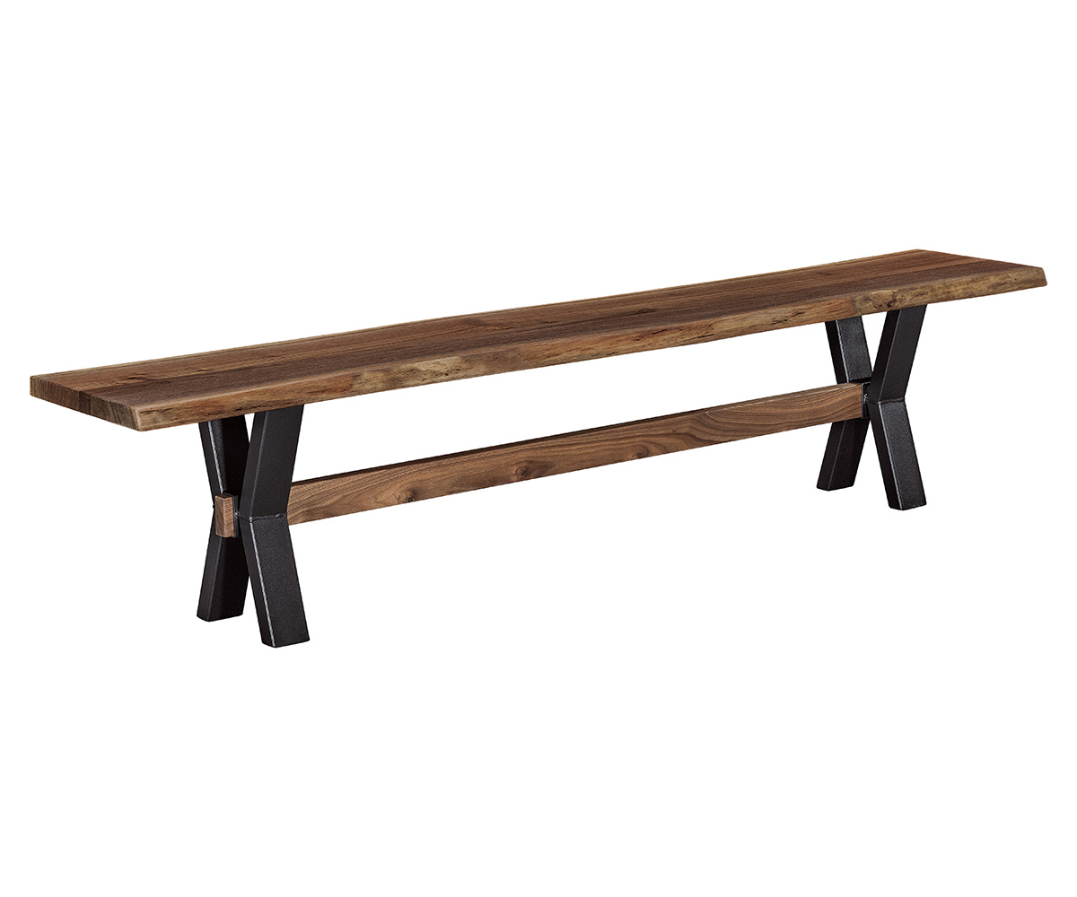 Live Edge Bench El Dorado Bench Base 1
