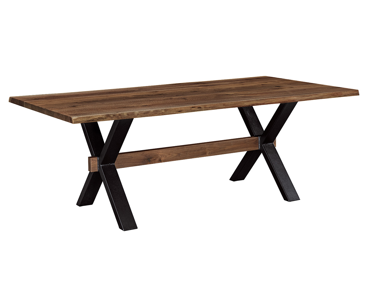 Live Edge Table El Dorado Trestle Base 1