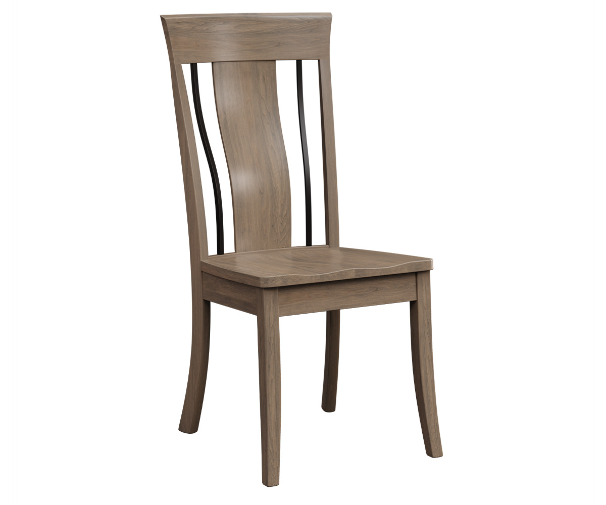 OWP 54 Oakland Wood Frontier Side Dining Chair BM Antique Slate