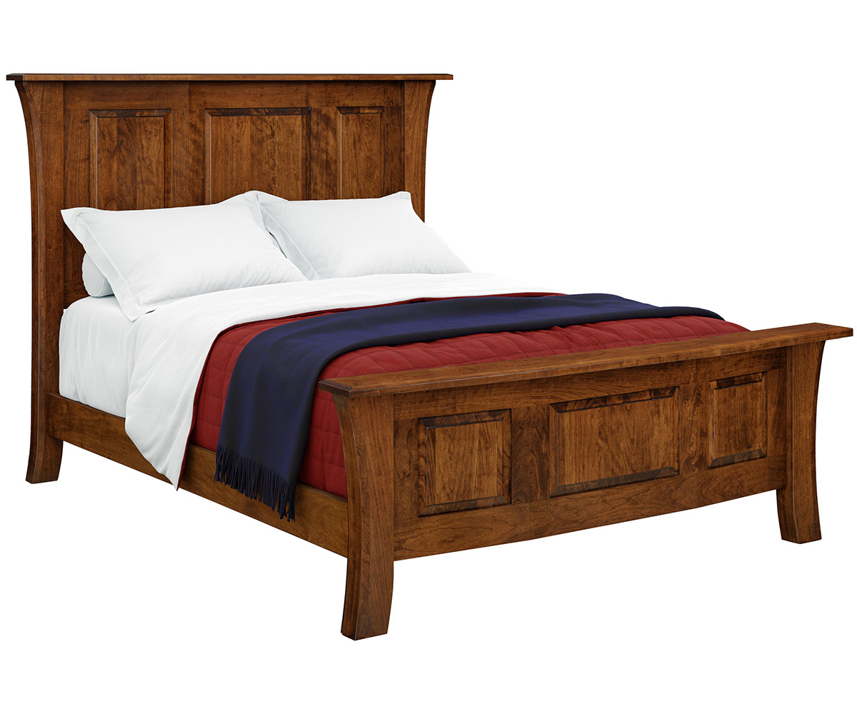 SF 0000 Ensenada Bed BEN25 Sap Cherry with Earthtone