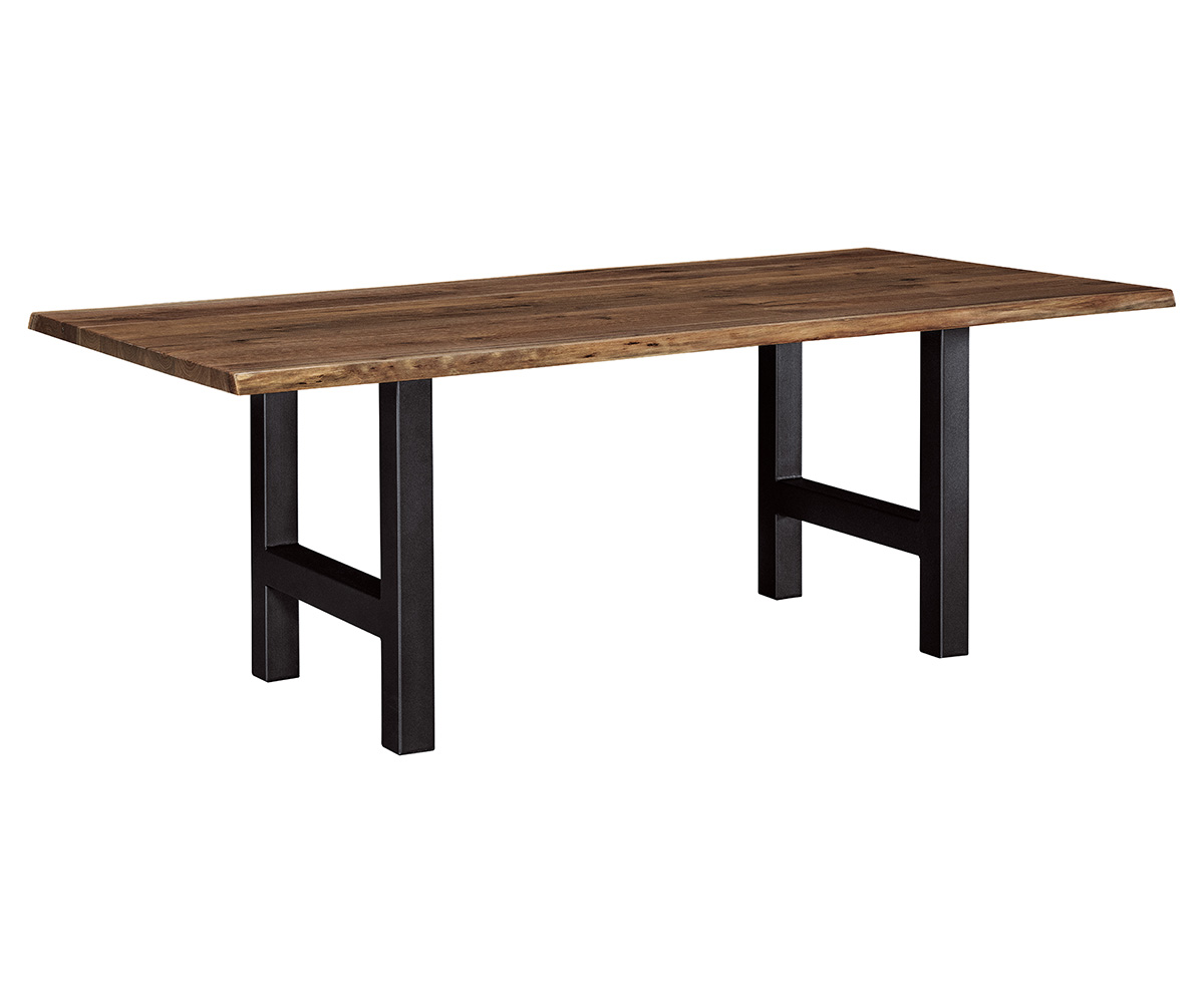 WPW Live Edge Table Martin Trestle Base 1