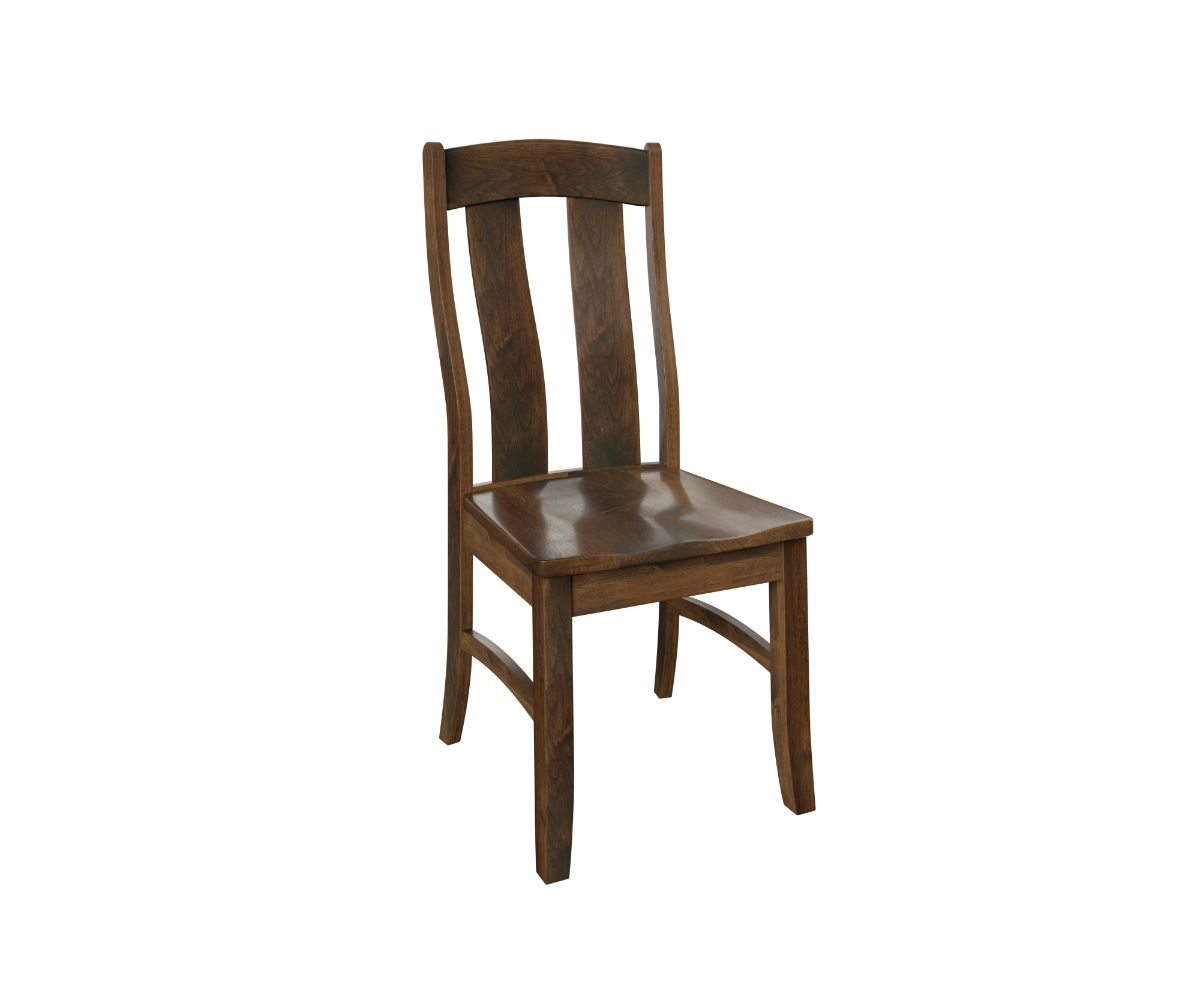 Wavery Side Chair Brown Maple Earthtone Brown Maple Earthtone