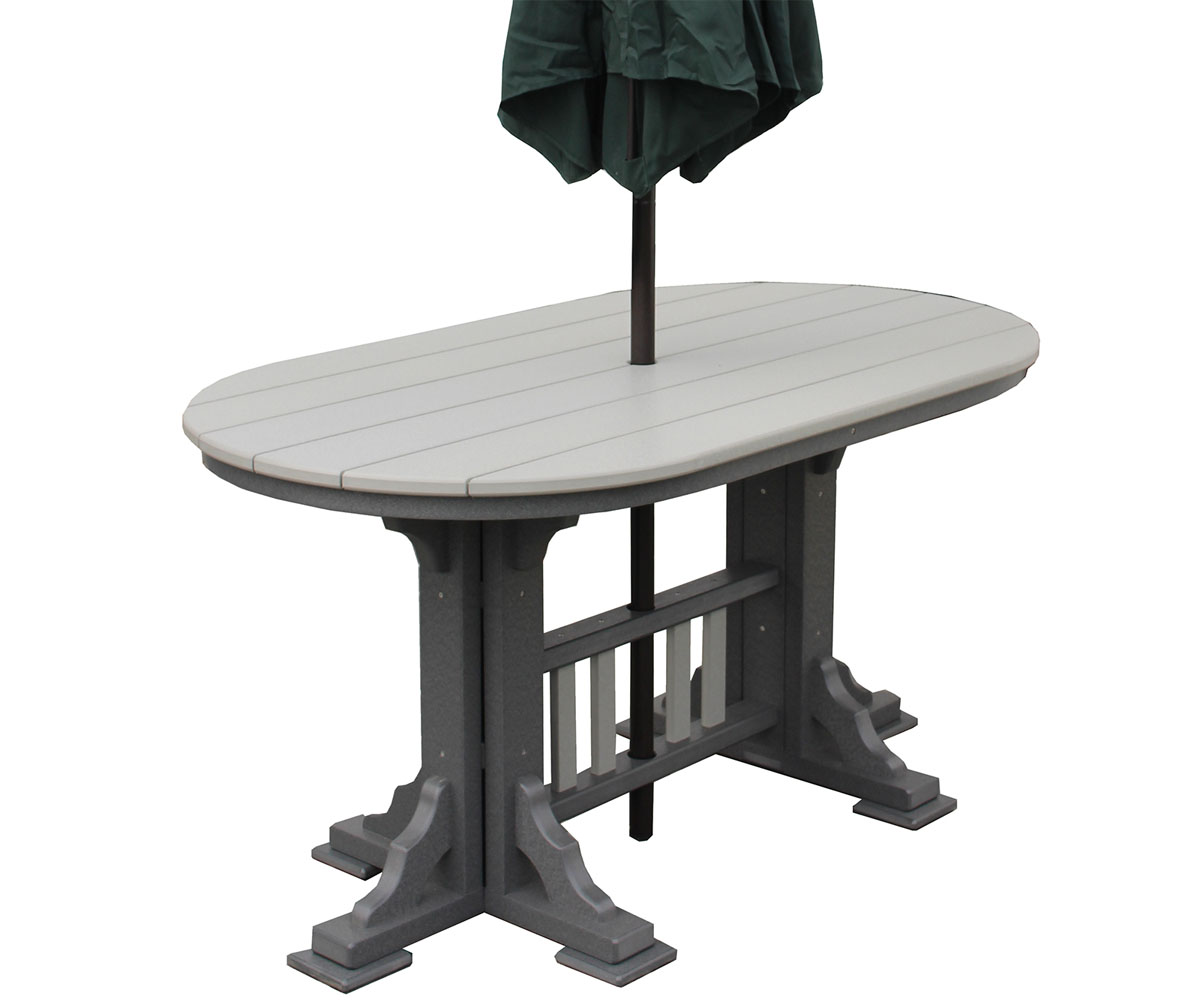 CPF OM205D Oval Mission Dining Table
